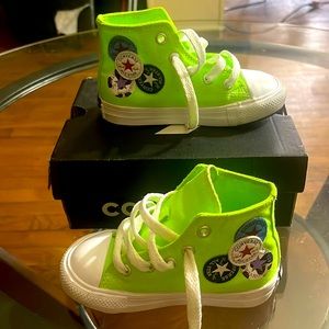 Green Gecko Infant Converse